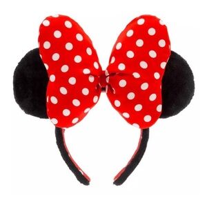 Authentic Disney Big Bow Minnie Ears - NWT